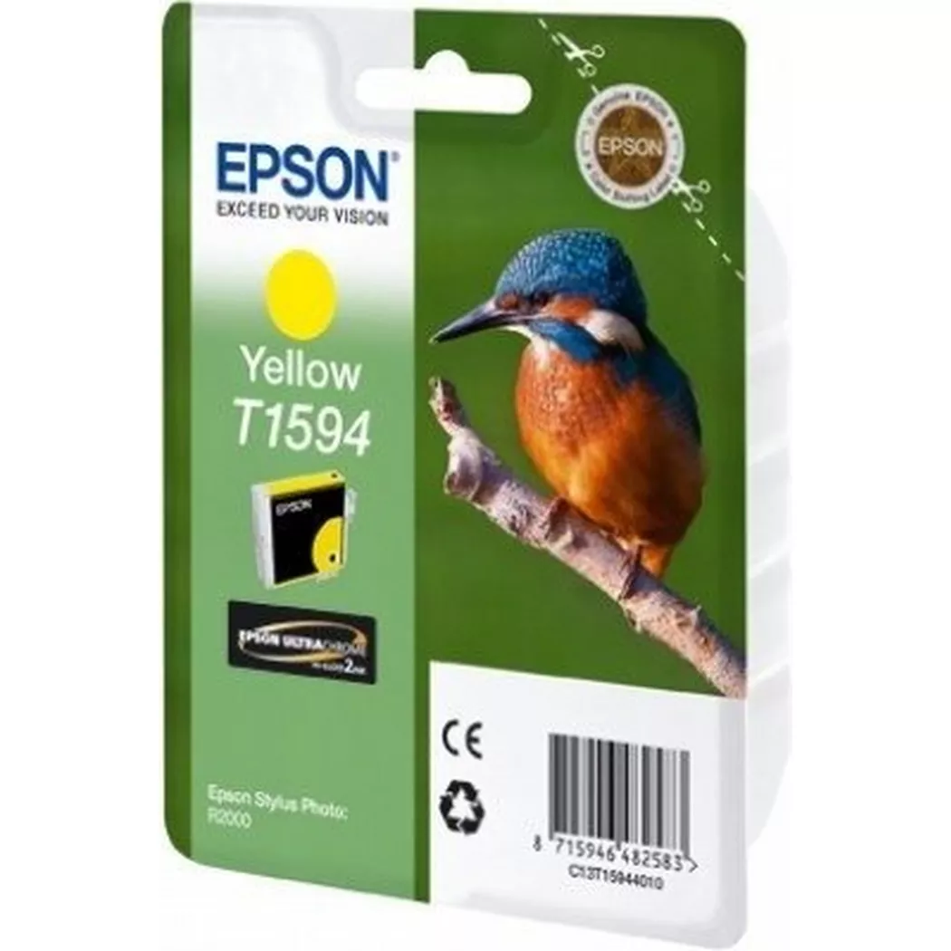 Epson – Tintenpatrone yellow T159440 Stylus Photo R2000 17ml, Gelb Bunt, One Size