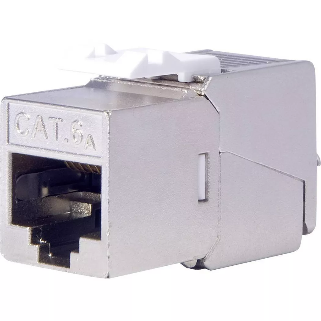 Digitus CAT 6A Keystone module. shielded with intelligent cable manage