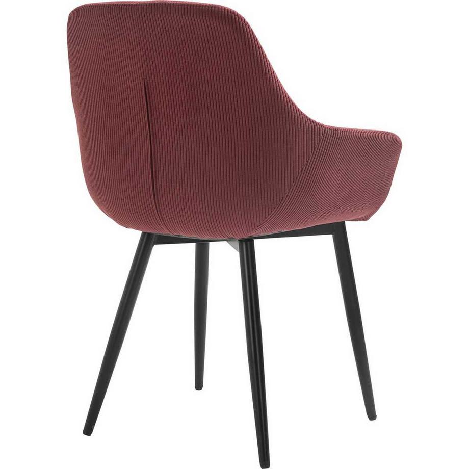 mutoni Chaise avec accoudoirs Beere (set de 2)  