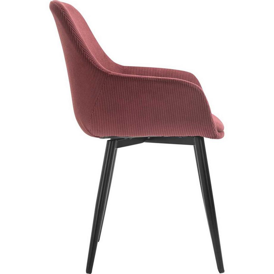 mutoni Chaise avec accoudoirs Beere (set de 2)  