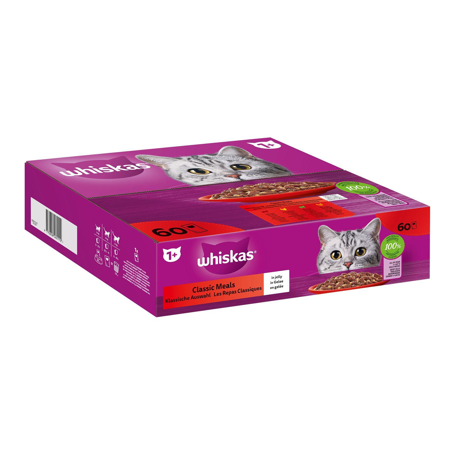 whiskas PROMOTION 1+ klassische Auswahl 60x85g 