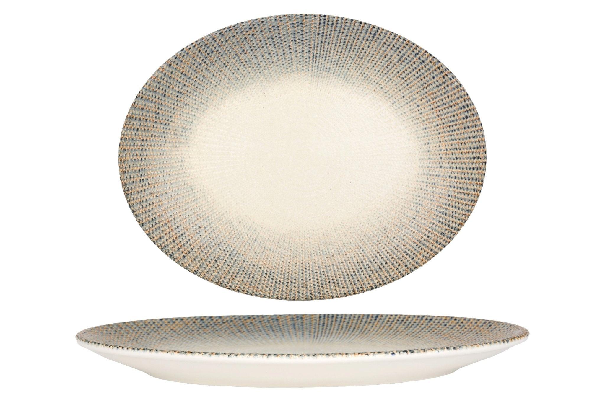 Bonna  Assiette de service - Sway -  Porcelaine - lot de 2 