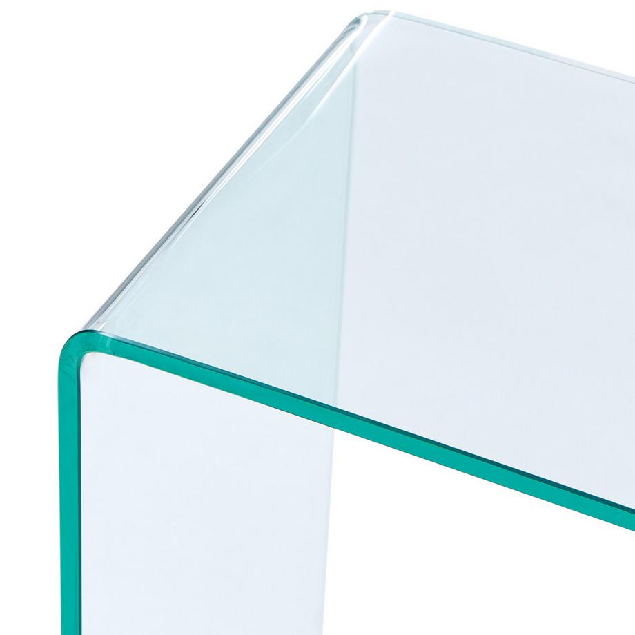 Beliani Konsolentisch aus Sicherheitsglas  KENDALL  