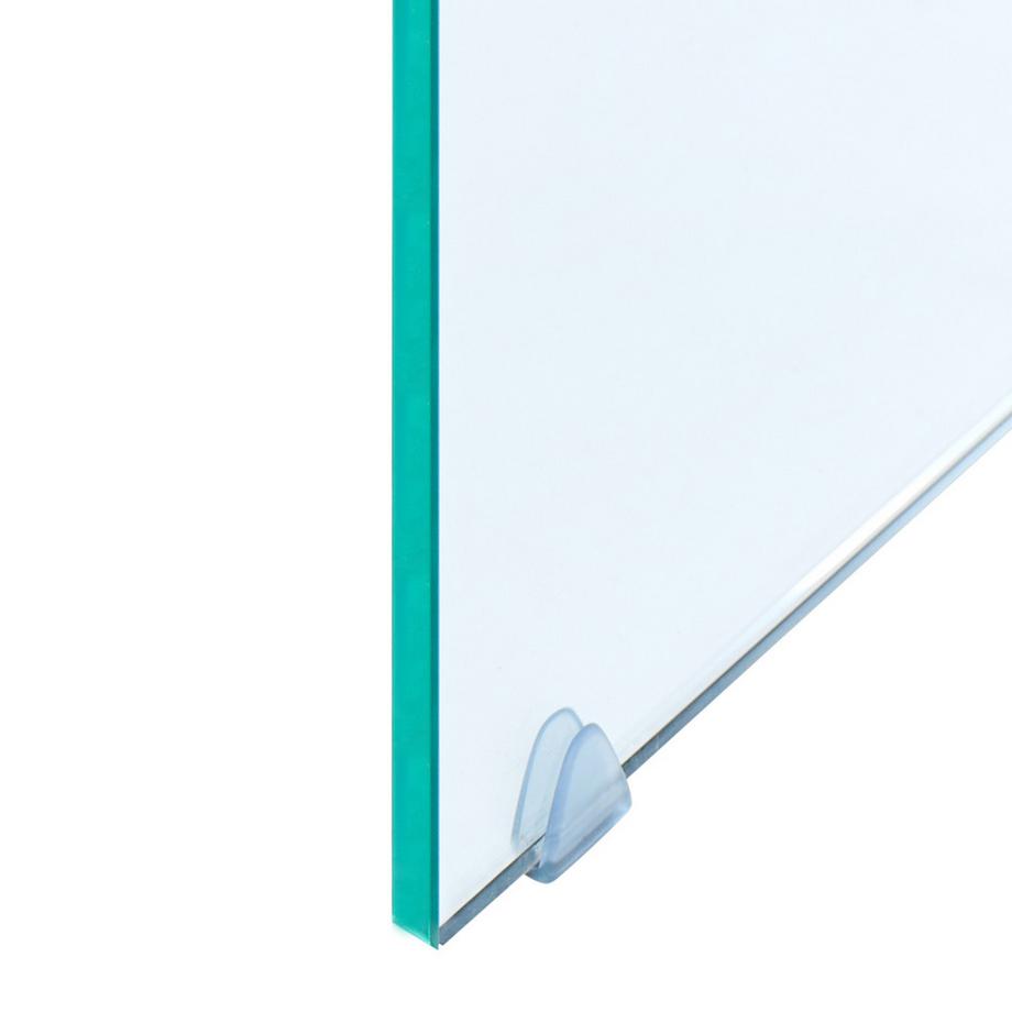 Beliani Konsolentisch aus Sicherheitsglas  KENDALL  