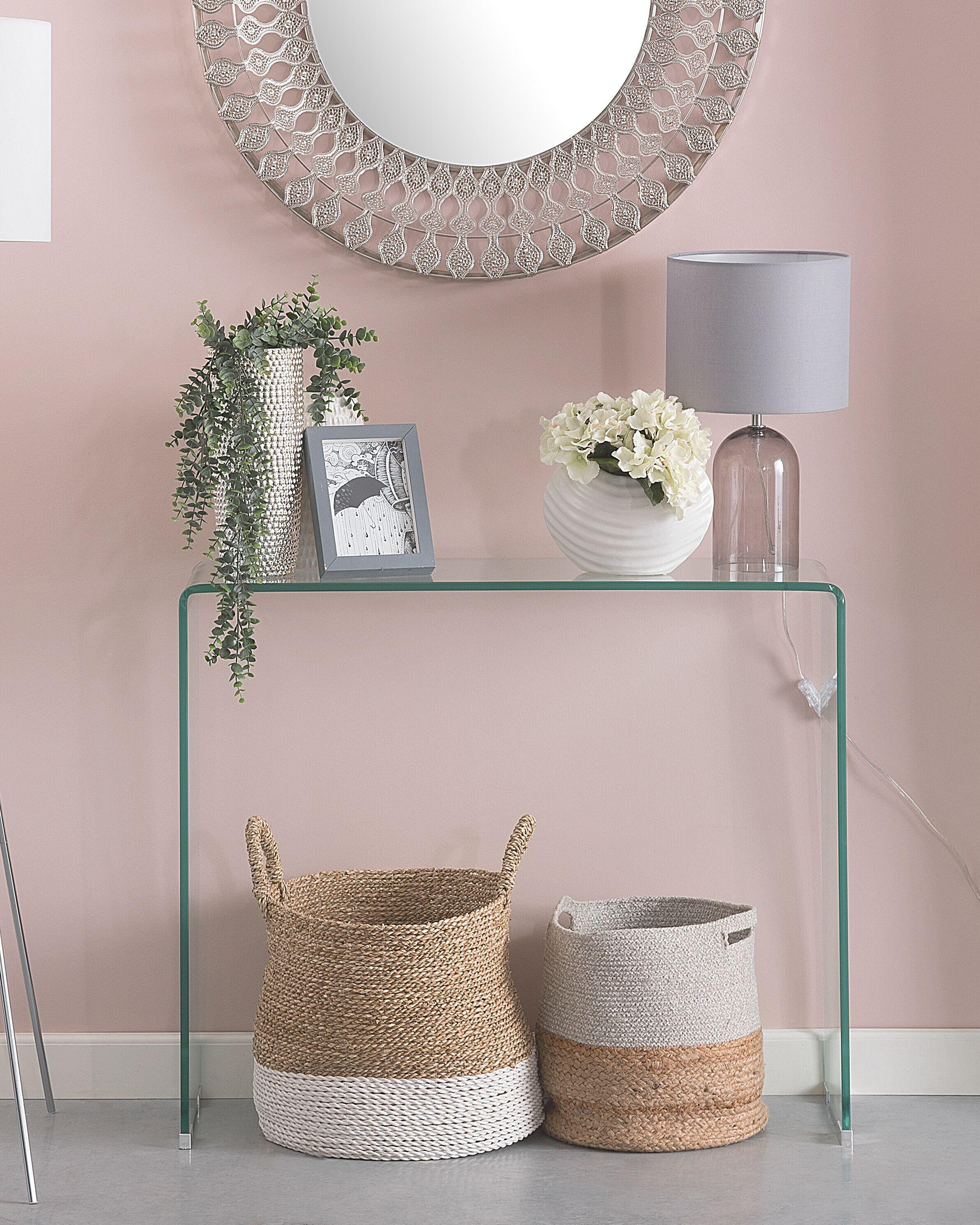 Beliani Console en Verre de sécurité Moderne KENDALL  