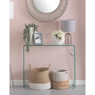Beliani Console en Verre de sécurité Moderne KENDALL  