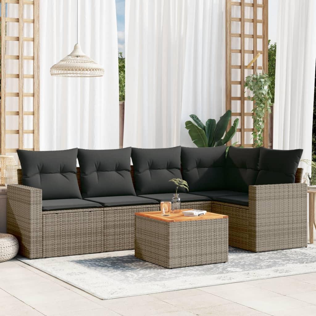 VidaXL Garten sofagarnitur poly-rattan  