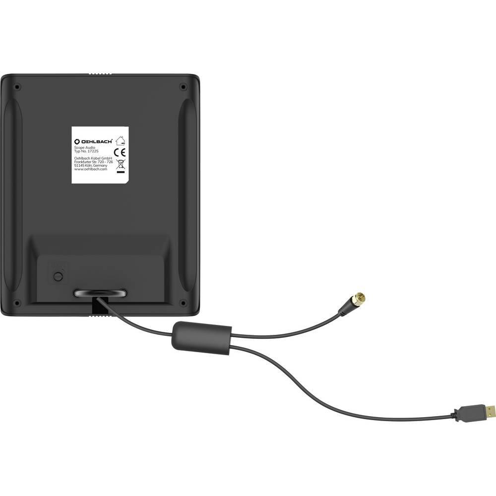 Oehlbach  Scope Audio  DAB+ Zimmerantenne Schwarz 