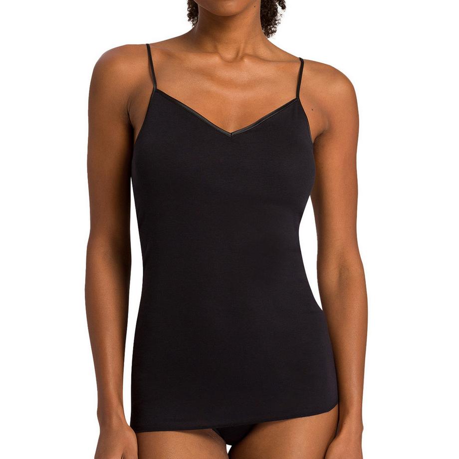 HANRO Cotton Seamless Spaghetti Top  