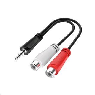 hama  Audio-Adapter, 3,5-mm-Klinke-SteckerCinch-Buchse, Stereo 