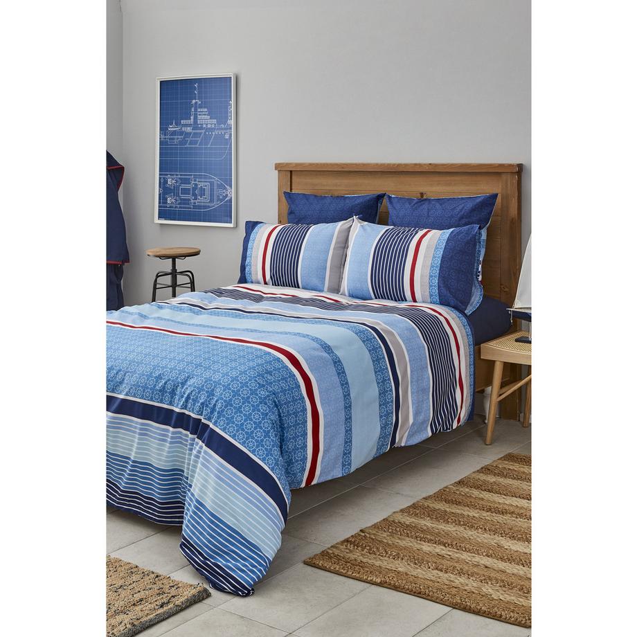 Nautica Spinning Parure de lit rayée  