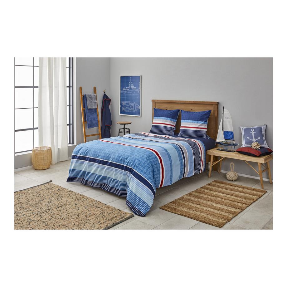Nautica Spinning Parure de lit rayée  
