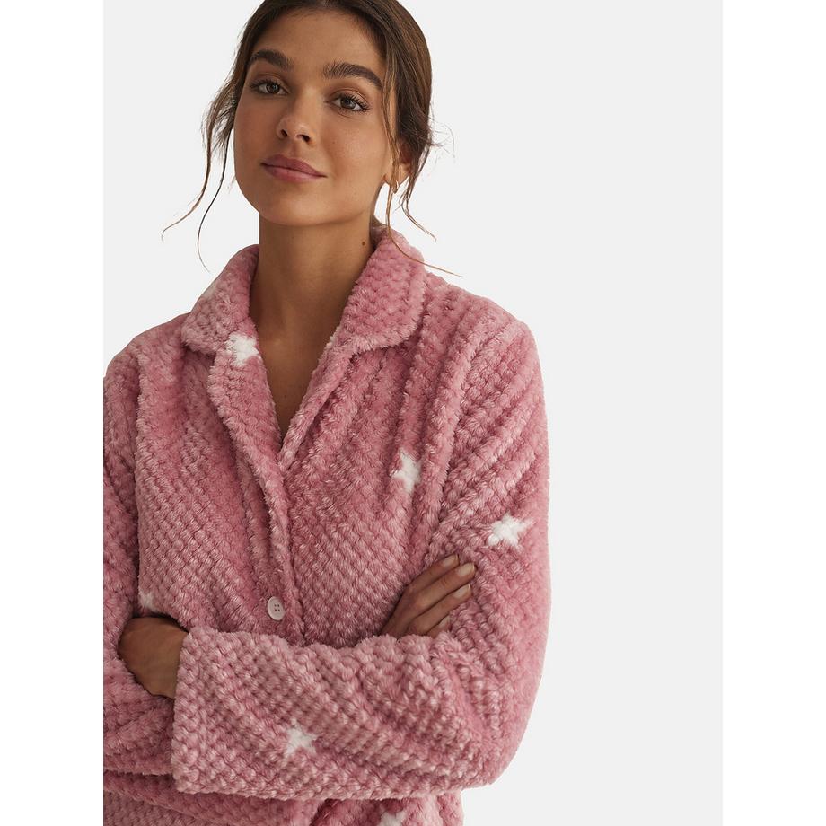 Selmark Pyjama Pantalon Chemise Manches Longues POLAR  