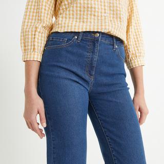 La Redoute Collections Cropped Wide Leg Jeans  