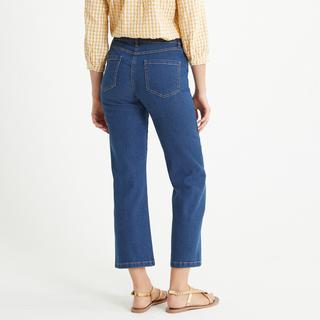 La Redoute Collections Cropped Wide Leg Jeans  