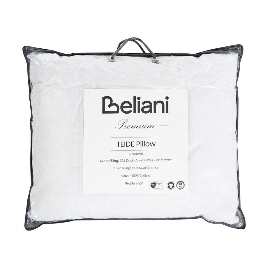 Beliani TEIDE Cuscino a 3 camere in Cotone  