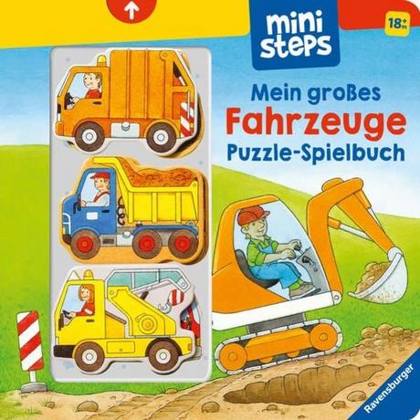 ministeps Fahrzeuge Puzzle-Spielbuch Sabine Cuno Couverture rigide 