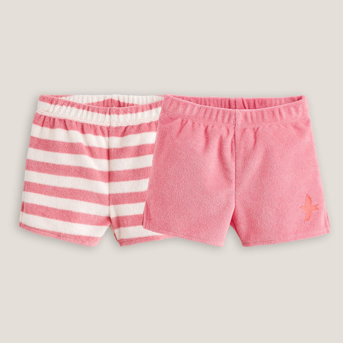 Image of 2er-pack Shorts Aus Frottee Unisex Rosa 9M