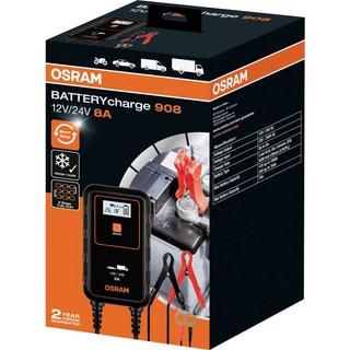 Osram  Chargeur de batterie 908 - 8A intelligent et appareil de maintenance de la batterie pour Grandes 