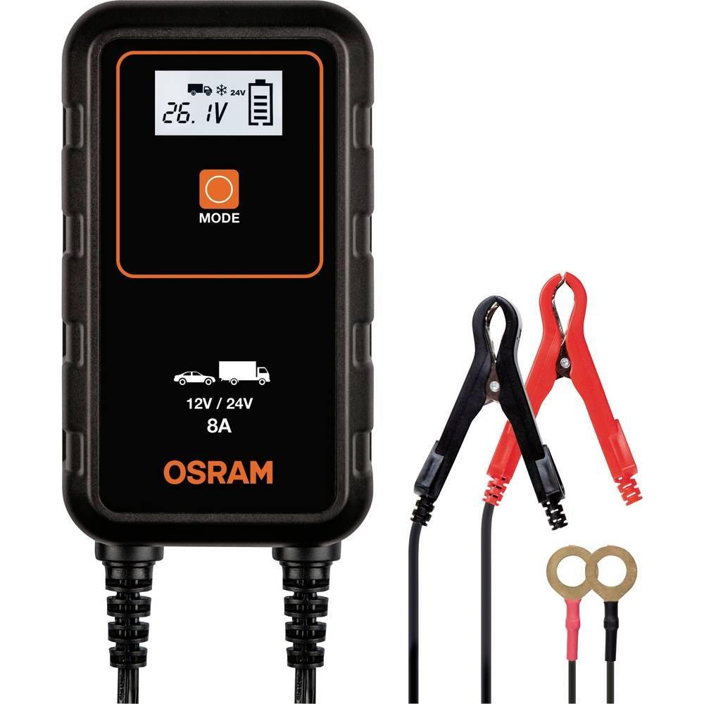 Osram  Chargeur de batterie 908 - 8A intelligent et appareil de maintenance de la batterie pour Grandes 