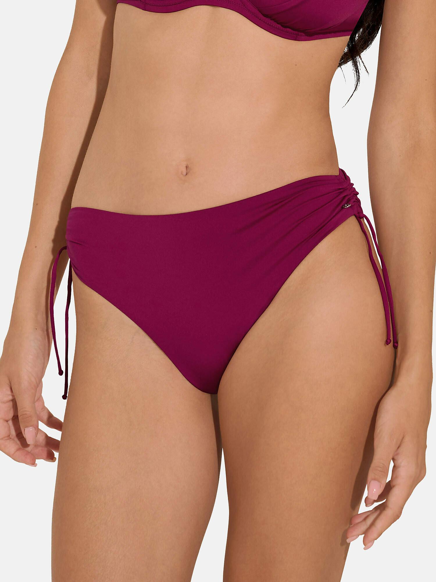 Image of Bikinistrümpfe Mit Hoher Taille Verstellbare Seiten Palma Unisex Violett 38