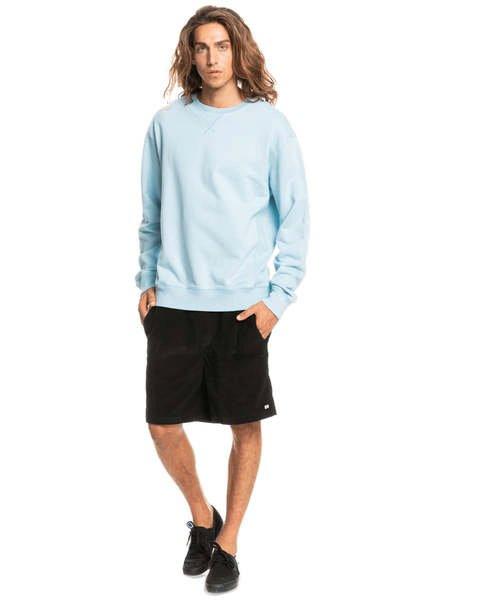 QUIKSILVER  Trip Away Over Sweatshirt Faded Denim 