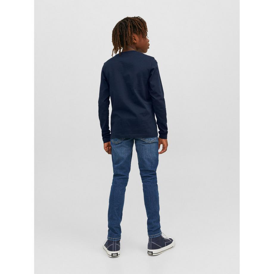 JACK & JONES  T-shirt bambino a maniche lunghe con scollo rotondo Jack & Jones Corp Logo Play 