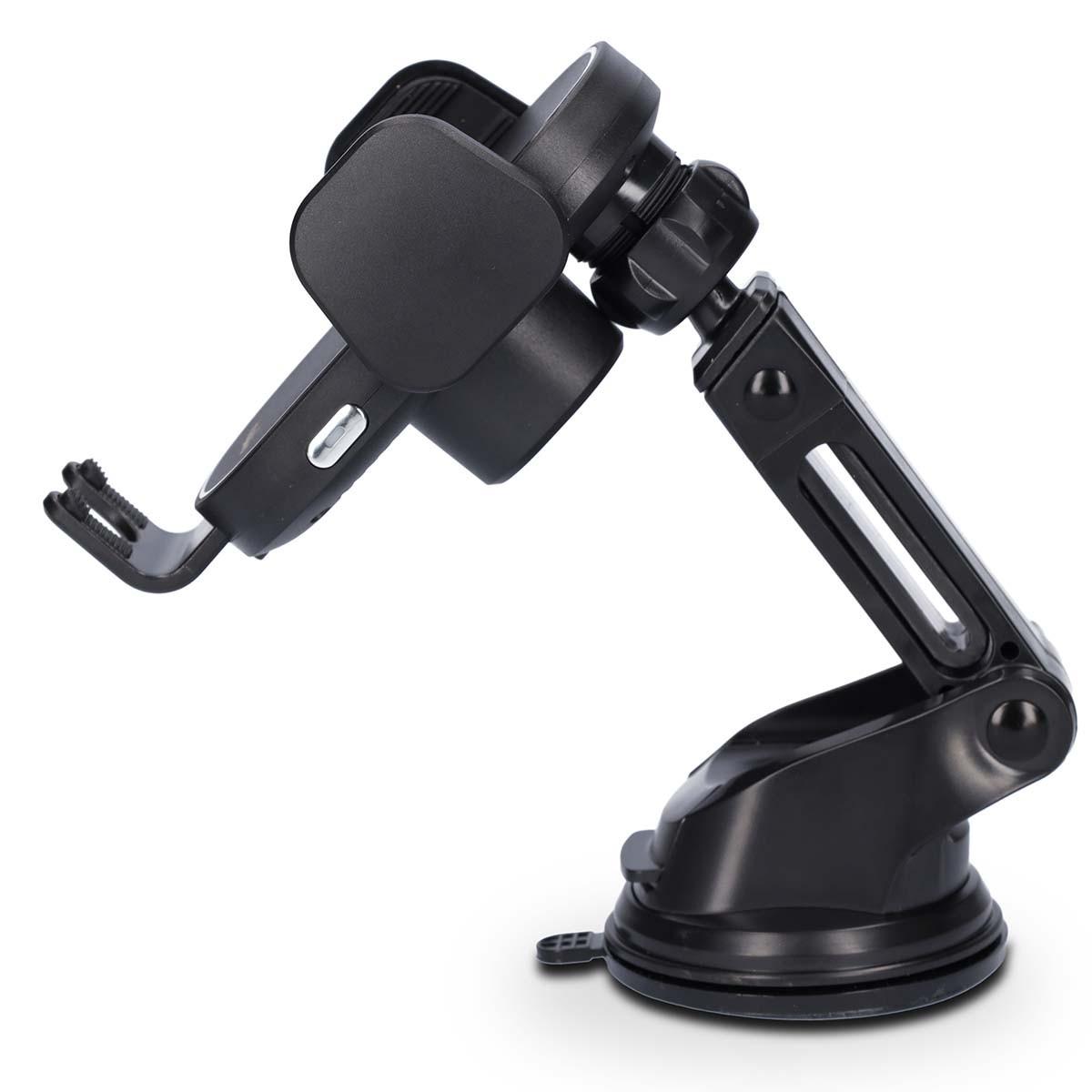 Nedis  Kabelloses Autoladegerät | 7,5 / 10 / 15 W | 1,5 / 1,67 / 2 A | 1,00 m | FOD / Überhitzungsschutz / Überspannung / Überstrom | USB Typ-C™ | Kabel im Lieferumfang enthalten 