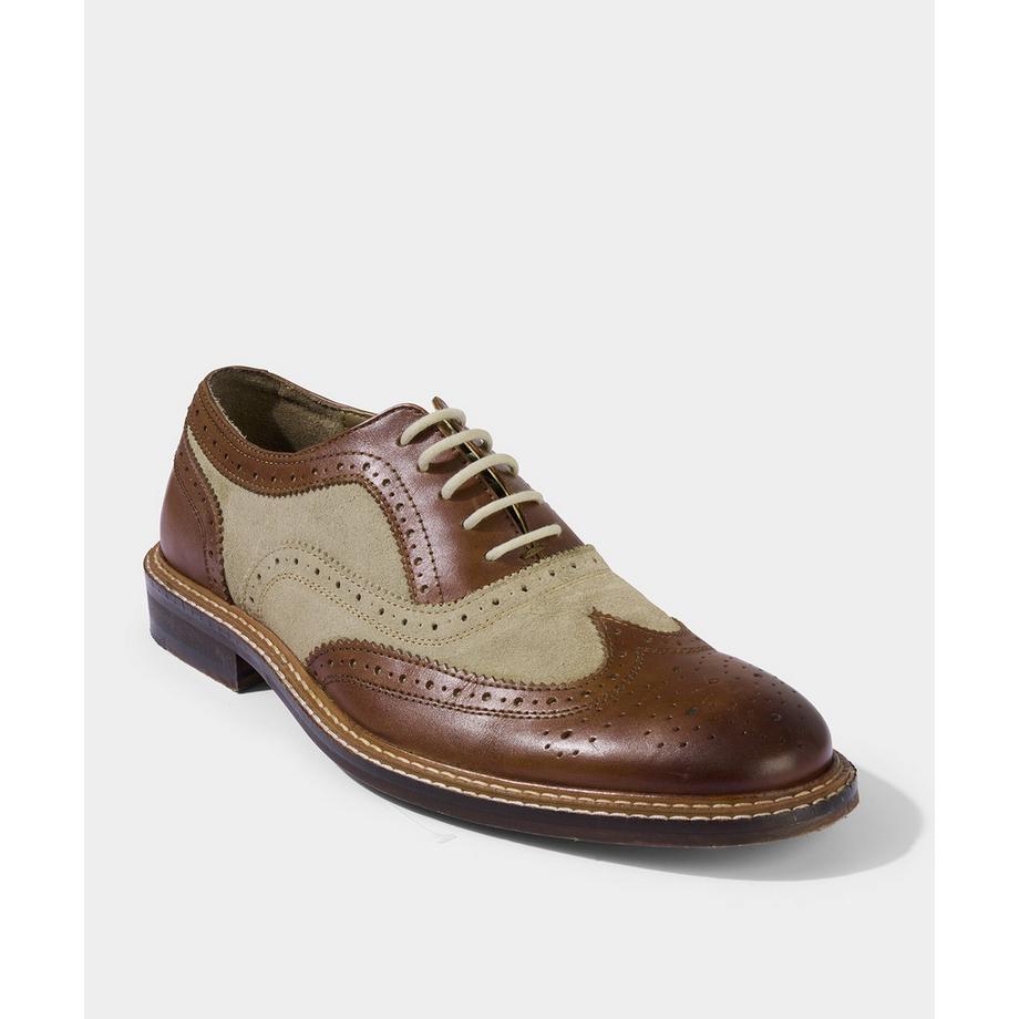 Joe Browns Brogues Stringate in Pelle Premium  