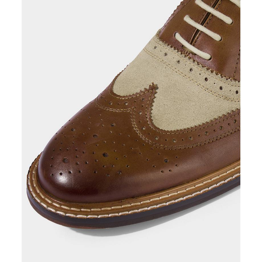 Joe Browns Brogues Stringate in Pelle Premium  