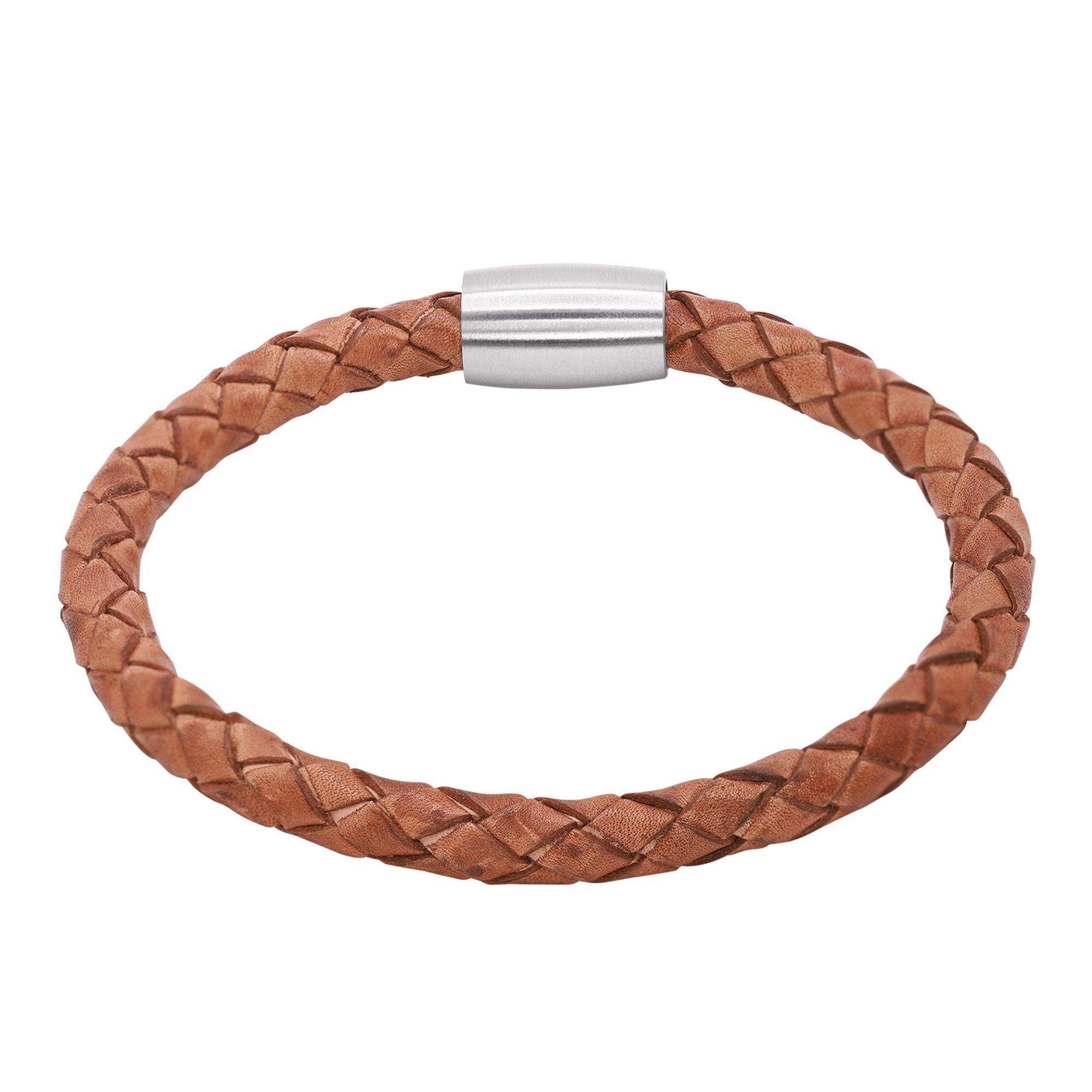 Image of Lederarmband Jaron Damen Cognac 19cm