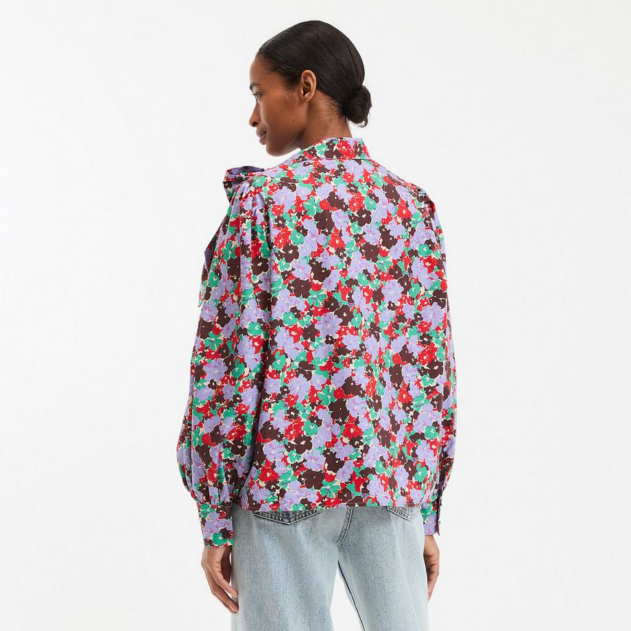 La Redoute Collections Blouse Lavallière Imprimé Floral  
