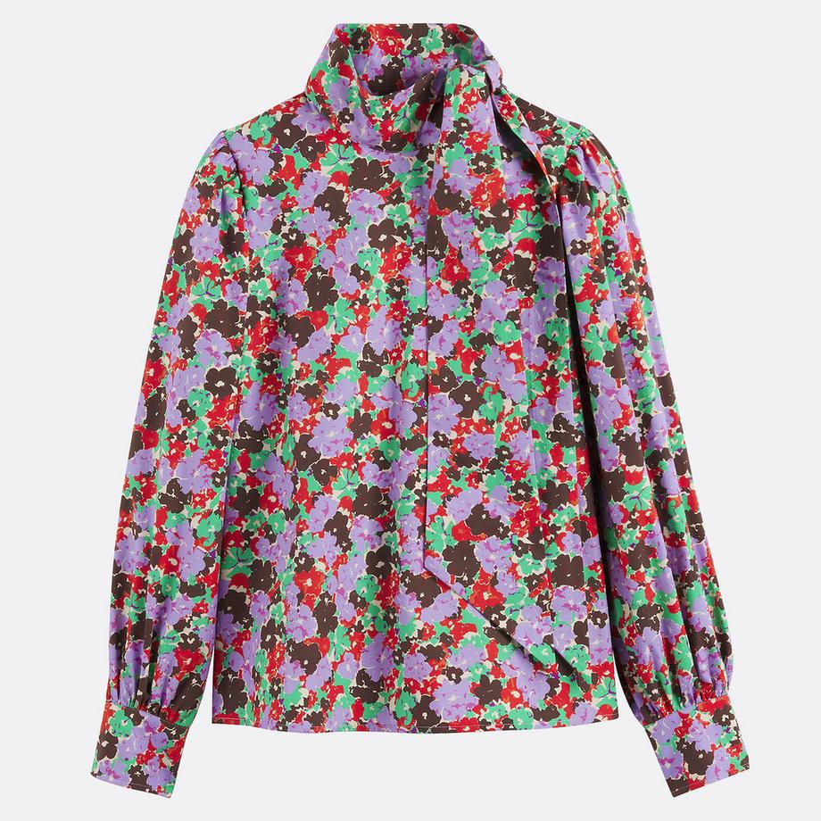 La Redoute Collections Blouse Lavallière Imprimé Floral  