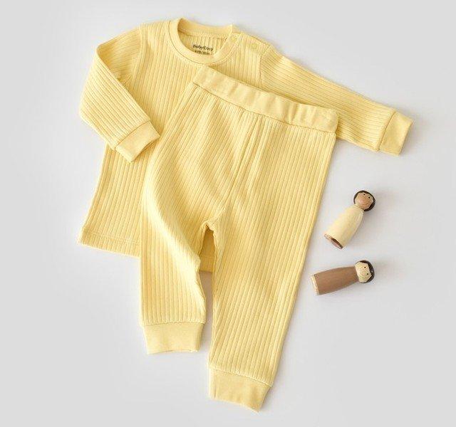 BabyCosy Organic  Set Pantalon et T-shirt à manches longues 