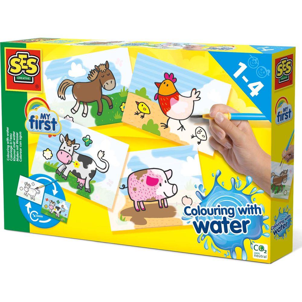 Image of SES Malen mit Wasser - Bauernhof Tiere Multicolor