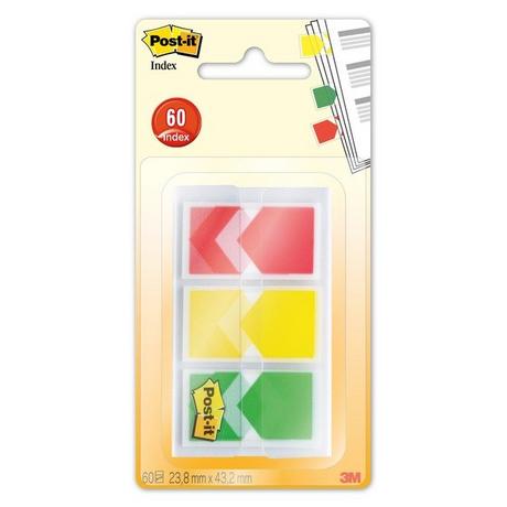 Post it POST-IT Index Priorisation 23,8x43,2mm 682ARRRYG rot, gelb, grün 60 Index  