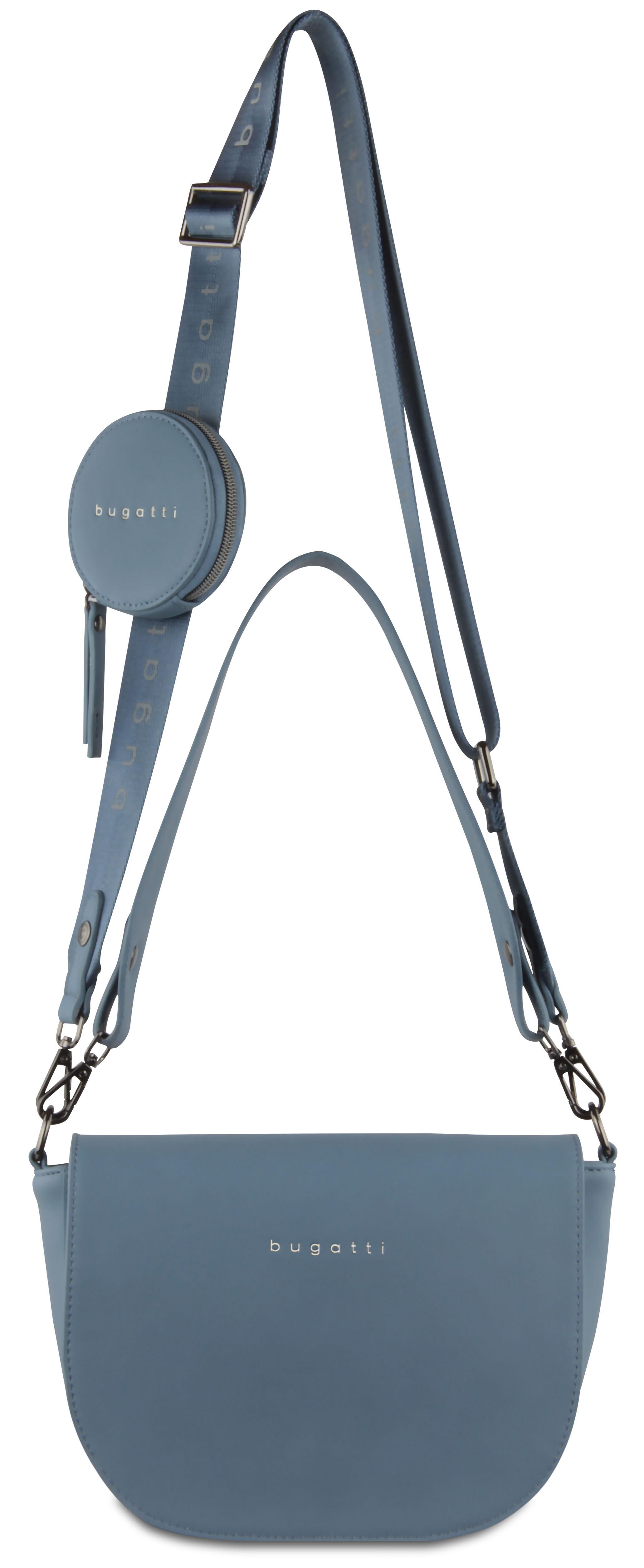 BUGATTI Almata Schultertasche M Denim  