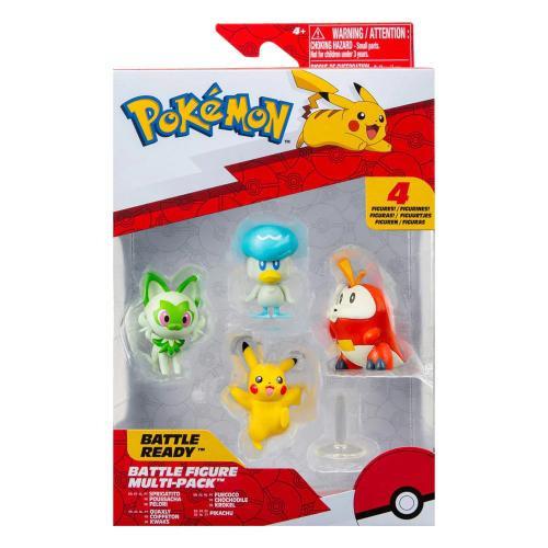 Image of Mf Pokemon Gen Ix Battle: Set Figure 4pk 5cm Unisex