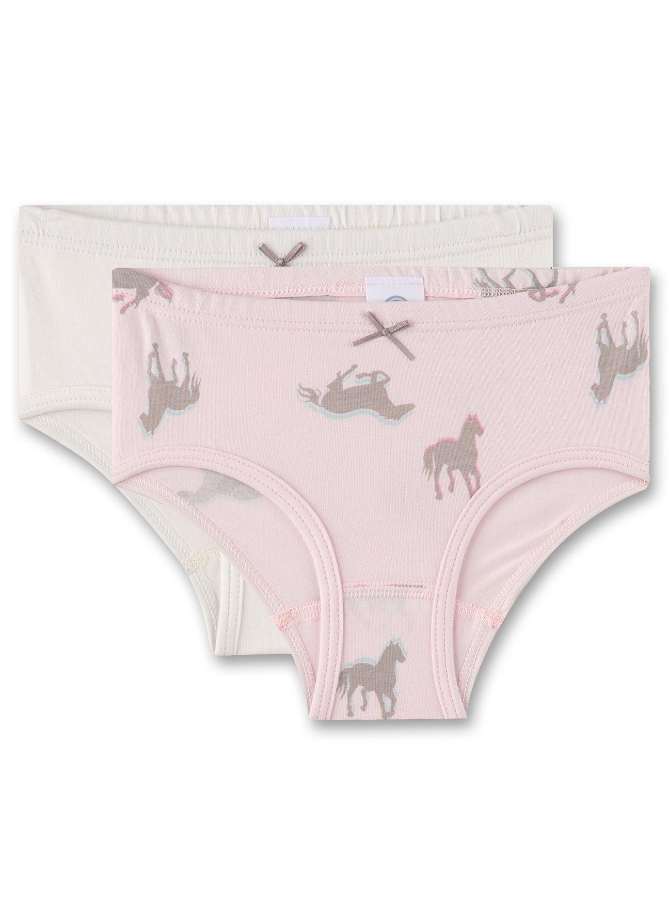 Image of Mädchen-slips (doppelpack) Pferd Unisex Multicolor 92