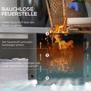 Outsunny Feuerstelle  