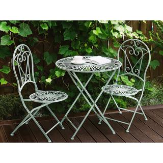 Beliani Bistro Set aus Eisen Retro TRENTO  