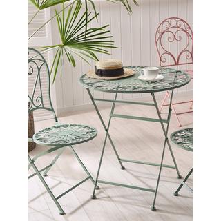 Beliani Bistro Set aus Eisen Retro TRENTO  