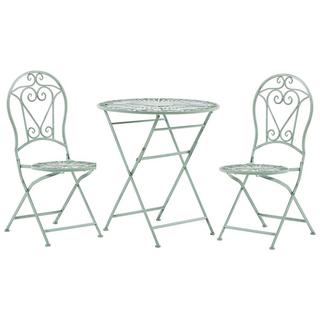 Beliani Bistro Set aus Eisen Retro TRENTO  