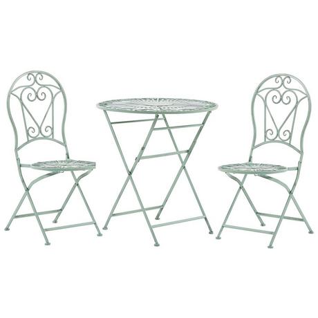 Beliani Bistro Set aus Eisen Retro TRENTO  