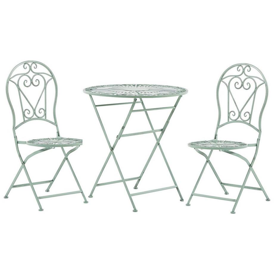 Beliani Ensemble pour bistro en Métal Rétro TRENTO  