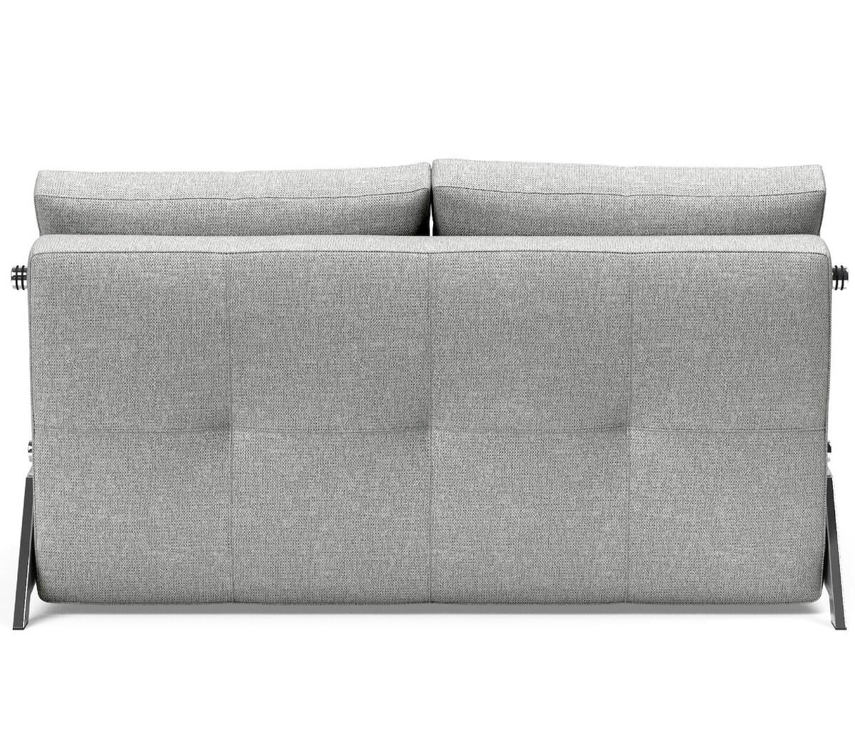 Innovation Living Innovation Bettsofa Cubed 140 Chrome - Micro Check Grey  