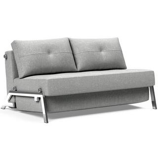 Innovation Living Innovation Bettsofa Cubed 140 Chrome - Micro Check Grey  