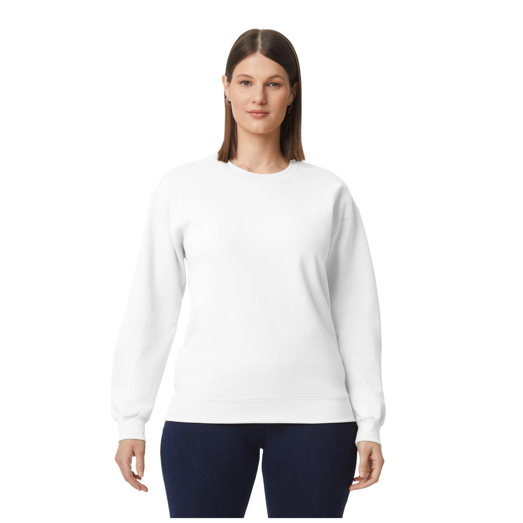 Image of Softstyle Fleeceoberteil Damen Weiss XXL