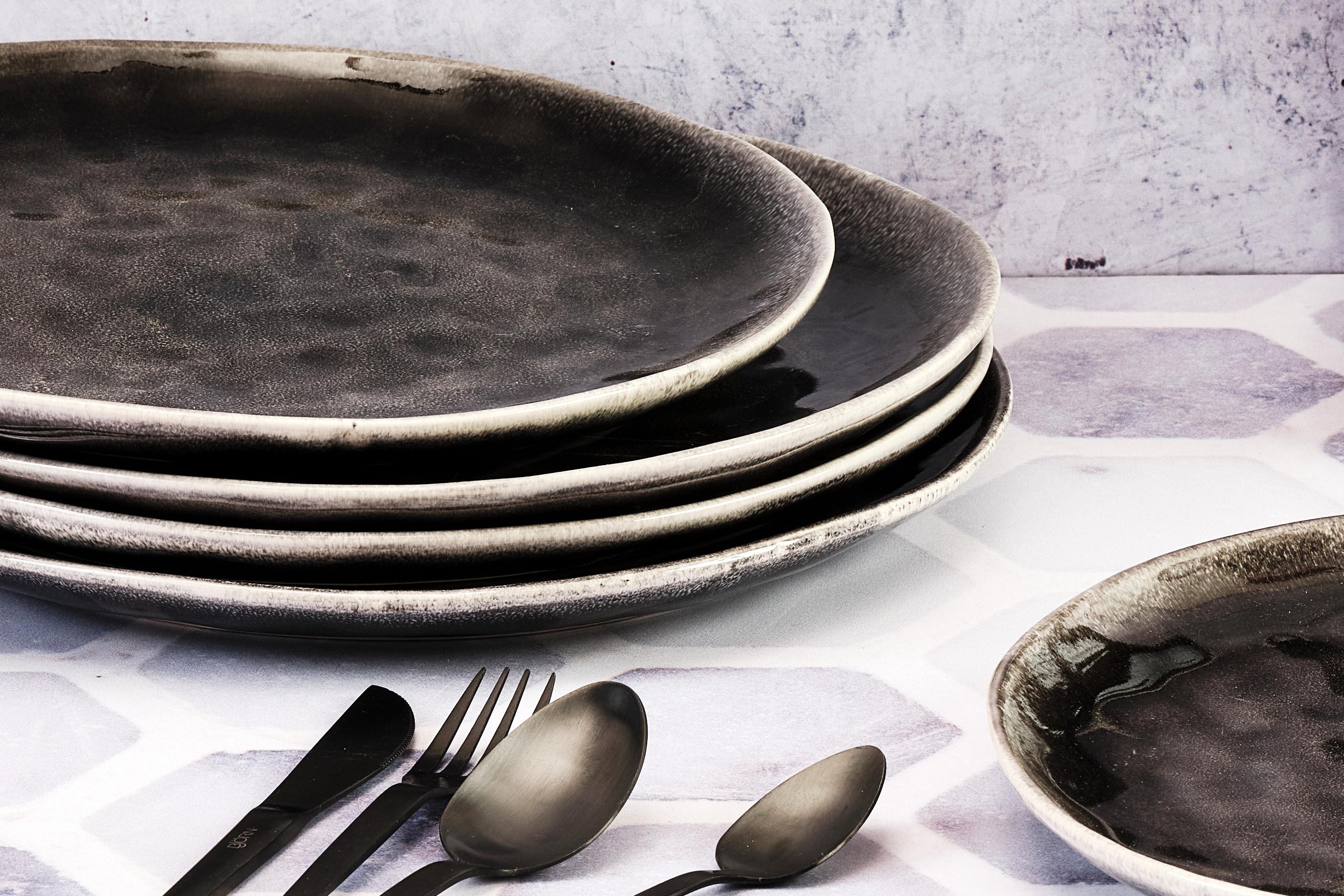 BJÖRN Geschirr-Set MOON - 30 Stück - Tinte  