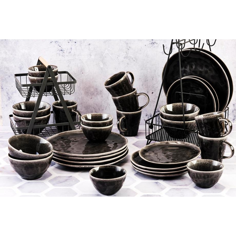 BJÖRN Geschirr-Set MOON - 30 Stück - Tinte  